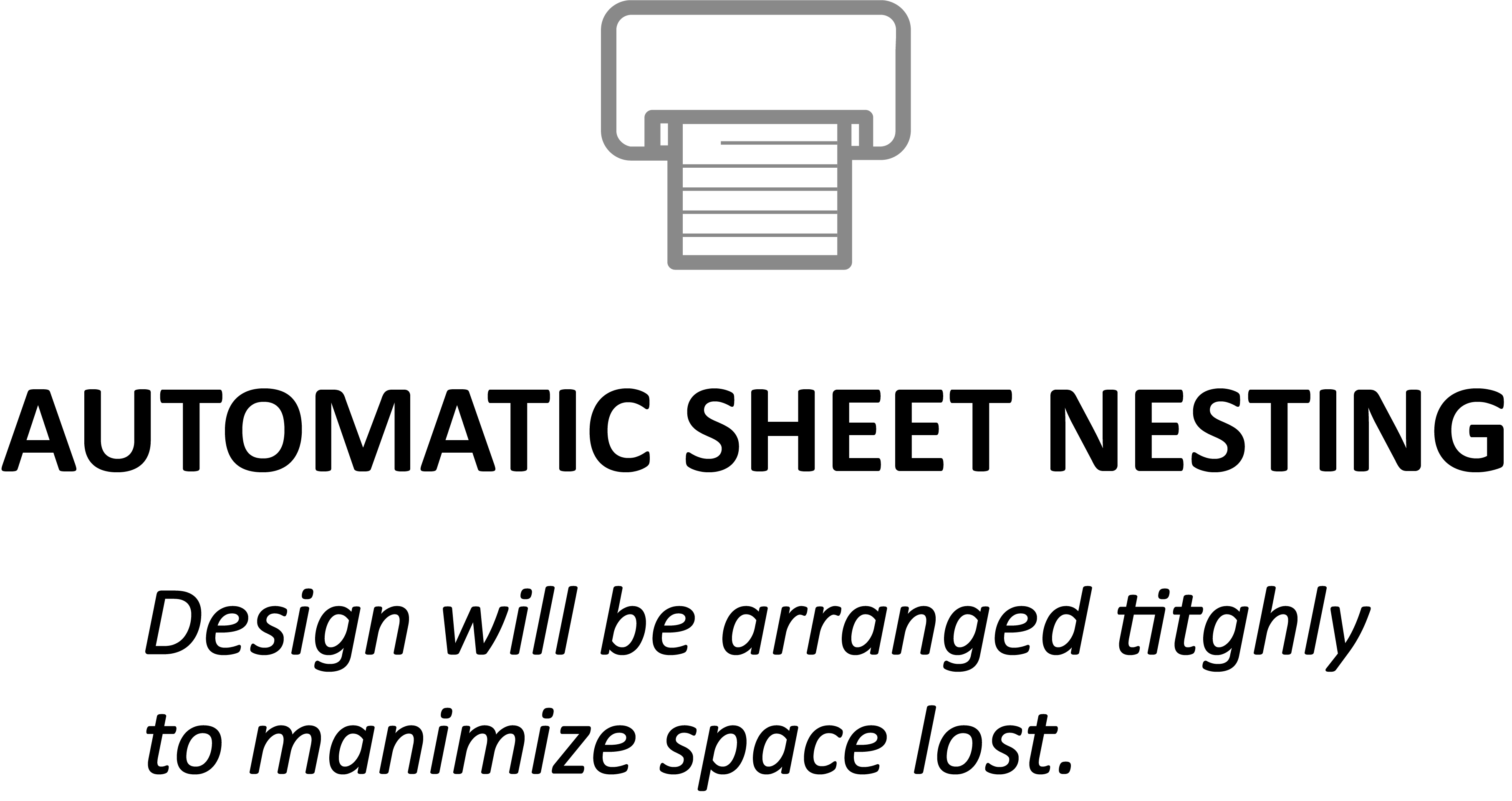Automatic Sheet Nesting
